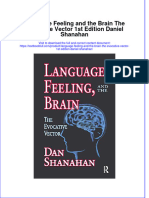 Download textbook Language Feeling And The Brain The Evocative Vector 1St Edition Daniel Shanahan ebook all chapter pdf 