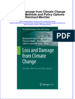 Download textbook Loss And Damage From Climate Change Concepts Methods And Policy Options Reinhard Mechler ebook all chapter pdf 