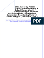 Download textbook Instrumental Autonomy Political Socialization And Citizenship Identity A Case Study Of Korean Minority Citizenship Identity Bilingual Education And Modern Media Life In The Post Communism Transitionin ebook all chapter pdf 