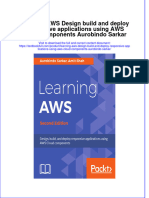 PDF Learning Aws Design Build and Deploy Responsive Applications Using Aws Cloud Components Aurobindo Sarkar Ebook Full Chapter