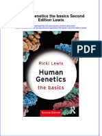 PDF Human Genetics The Basics Second Edition Lewis Ebook Full Chapter