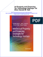 Download textbook Intellectual Property And Financing Strategies For Technology Startups 1St Edition Gerald B Halt ebook all chapter pdf 