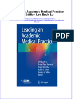 Download textbook Leading An Academic Medical Practice 1St Edition Lee Bach Lu ebook all chapter pdf 