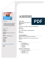 Ashish Sehrawat CV