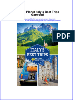 PDF Lonely Planet Italy S Best Trips Garwood Ebook Full Chapter