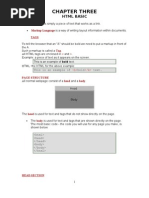 Chapter Three: HTML Basic