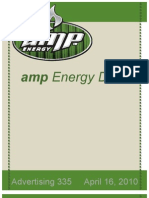 Amp Energy Drink: Advertising 335 April 16, 2010