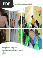 National Early Learning Curriculum NELC | PDF | Curriculum | Child ...
