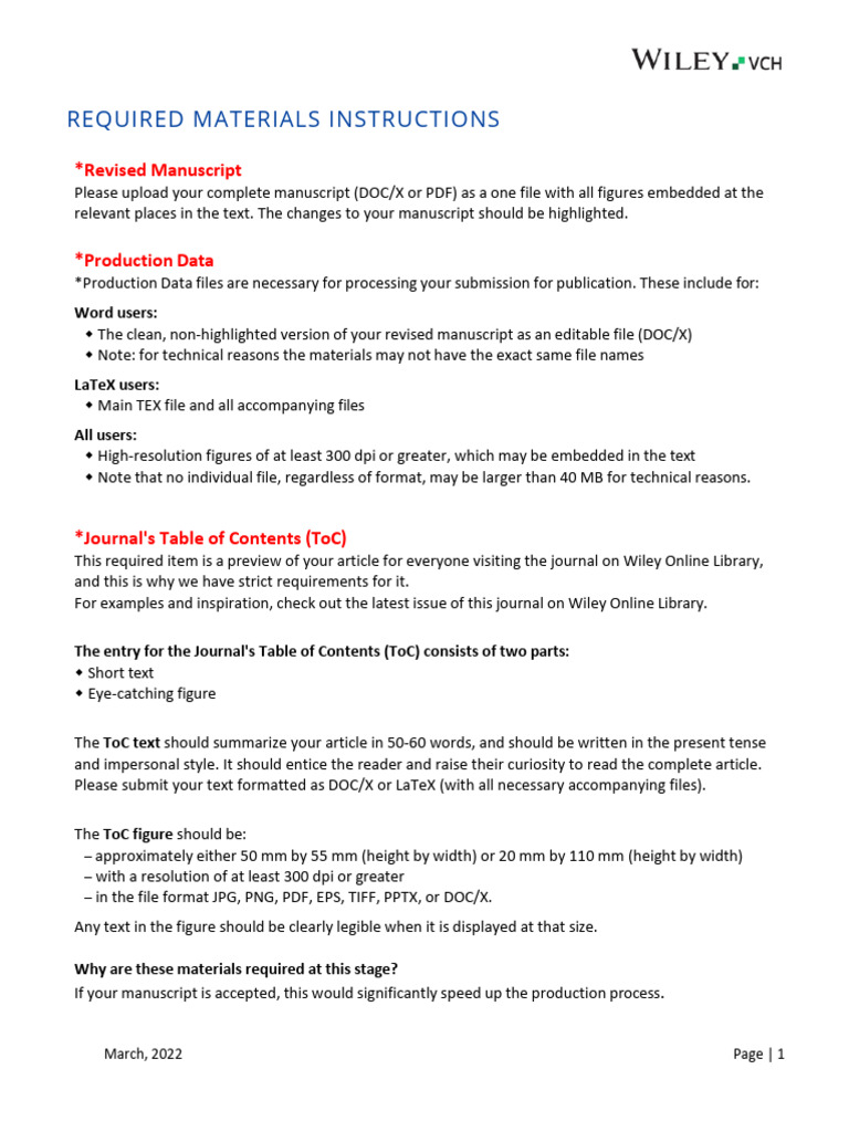 Wiley Manuscript Submission Guidelines | PDF | Computers