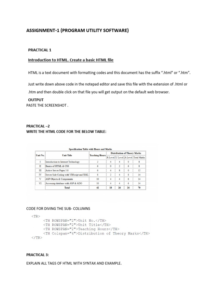 Assignment-1 (Program Utility Software) | PDF
