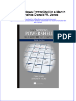 Download textbook Learn Windows Powershell In A Month Of Lunches Donald W Jones ebook all chapter pdf 