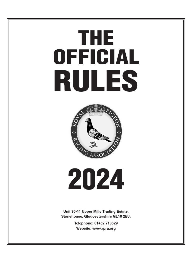 RuleBook2024 PDF Fee Presidents Of The United States