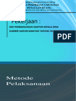 Metode Kerja Pembangunan Kantor Desa Sumber Sari