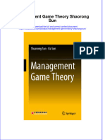 Download textbook Management Game Theory Shaorong Sun ebook all chapter pdf 