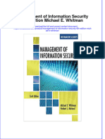 Textbook Management of Information Security 6Th Edition Michael E Whitman Ebook All Chapter PDF