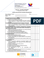 Form 13 Rating Scale For Non Teaching Performance