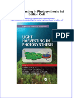 Textbook Light Harvesting in Photosynthesis 1St Edition Coll Ebook All Chapter PDF
