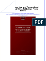 Download textbook International Law And Transnational Organized Crime 1St Edition Pierre Hauck ebook all chapter pdf 