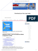 Symétrie axiale _ cours de maths en 6ème à télécharger en PDF_