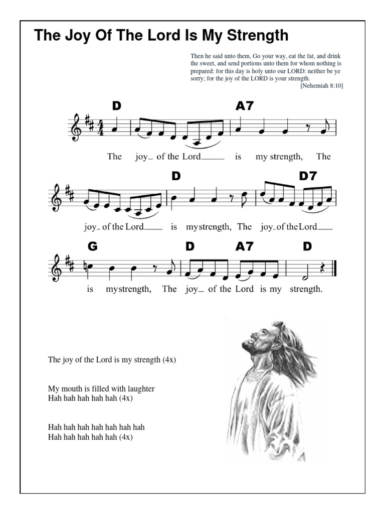 Joy of the Lord Is My Strength Lyrics | PDF