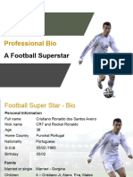Professional Bio: A Football Superstar