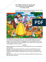 Snow White and The Seven Dwarfs Short Play For College Students