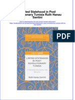 Textbook Limited Statehood in Post Revolutionary Tunisia Ruth Hanau Santini Ebook All Chapter PDF