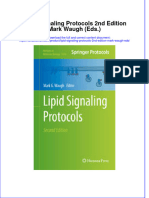 Textbook Lipid Signaling Protocols 2Nd Edition Mark Waugh Eds Ebook All Chapter PDF