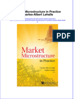 Textbook Market Microstructure in Practice Charles Albert Lehalle Ebook All Chapter PDF