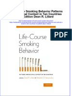 Download textbook Life Course Smoking Behavior Patterns And National Context In Ten Countries 1St Edition Dean R Lillard ebook all chapter pdf 