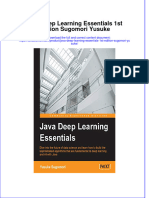 Full Chapter Java Deep Learning Essentials 1St Edition Sugomori Yusuke PDF