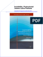 Textbook Local Invisibility Postcolonial Feminisms Laura Fantone Ebook All Chapter PDF