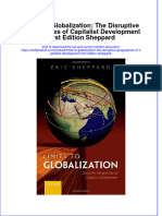 Download textbook Limits To Globalization The Disruptive Geographies Of Capitalist Development First Edition Sheppard ebook all chapter pdf 