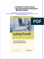 PDF Ludwig Prandtl A Life For Fluid Mechanics and Aeronautical Research Michael Eckert Ebook Full Chapter