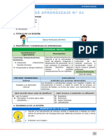 2DO GRADO - Parte 1 - Sesiones de Aprendizaje - Experiencia de Aprendizaje VI - AGOSTO