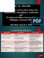 Revised Rules of Procedure re NMC 2016-002 for FTOC PCO