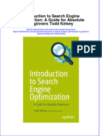 Download textbook Introduction To Search Engine Optimization A Guide For Absolute Beginners Todd Kelsey ebook all chapter pdf 