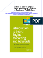 Textbook Introduction To Search Engine Marketing and Adwords A Guide For Absolute Beginners Todd Kelsey Ebook All Chapter PDF