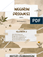 Anggaran Produksi Kelompok 2