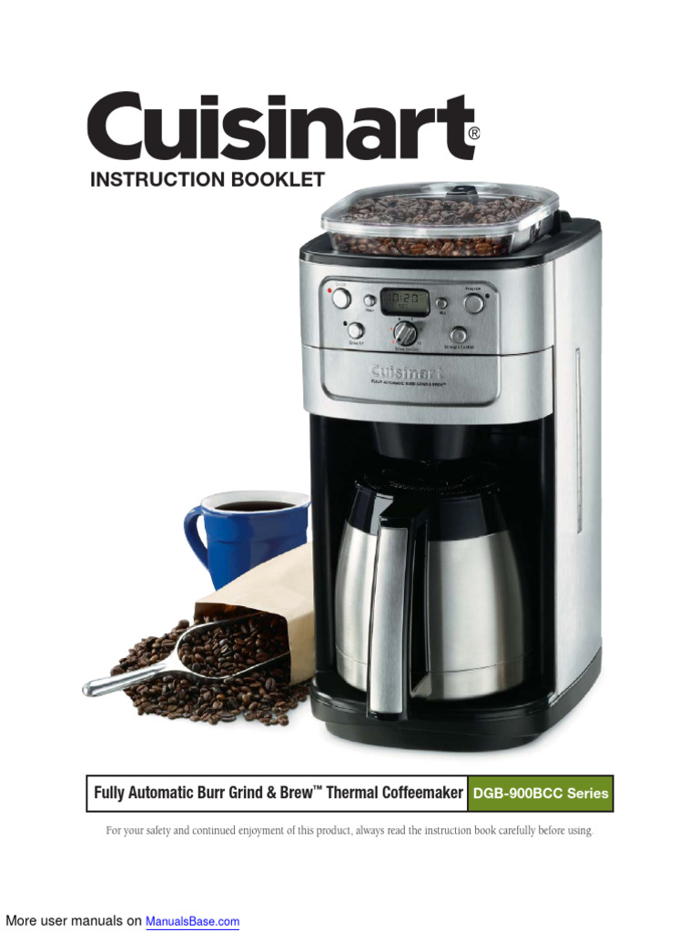 【良品】Cuisinart コーヒーメーカー　DGB-900PCJ2 　取説付 1?v=1