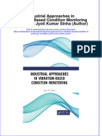 PDF Industrial Approaches in Vibration Based Condition Monitoring 1St Edition Jyoti Kumar Sinha Author Ebook Full Chapter