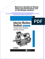 PDF Induction Machines Handbook Steady State Modeling and Performance 3Rd Edition Ion Boldea Author Ebook Full Chapter