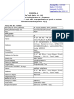 Trade Marks Application