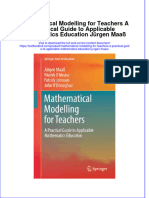 Textbook Mathematical Modelling For Teachers A Practical Guide To Applicable Mathematics Education Jurgen Maas Ebook All Chapter PDF