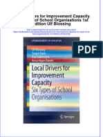 Textbook Local Drivers For Improvement Capacity Six Types of School Organisations 1St Edition Ulf Blossing Ebook All Chapter PDF