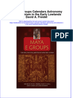 Textbook Maya E Groups Calendars Astronomy and Urbanism in The Early Lowlands David A Freidel Ebook All Chapter PDF