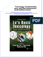 Textbook Lus Basic Toxicology Fundamentals Target Organs and Risk Assessment Seventh Edition Kacew Ebook All Chapter PDF