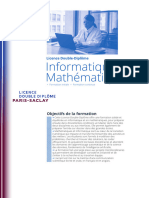 LDD Informatique, Mathématiques WEB