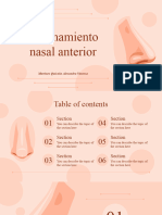 Tanponamiento nasal anterior ?