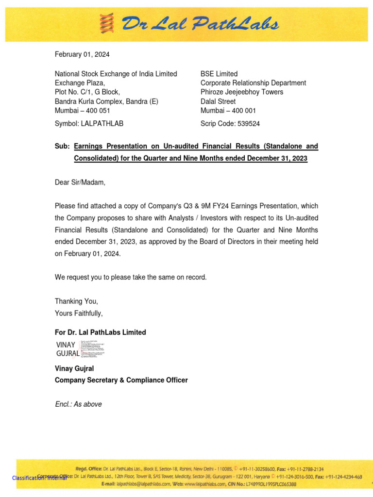 Q3 FY24 Earnings Presentation Summary | PDF | Securities Act Of 1933 ...
